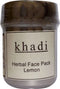 Khadi Herbal Lemon Face Pack 50 g